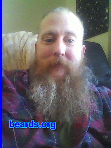 Jason W.
Bearded since: 2002. I am a dedicated, permanent beard grower.

Comments:
Why did I grow my beard?  Because I'm a man.

How do I feel about my beard? I wish it were thicker but love the colors.
Keywords: full_beard
