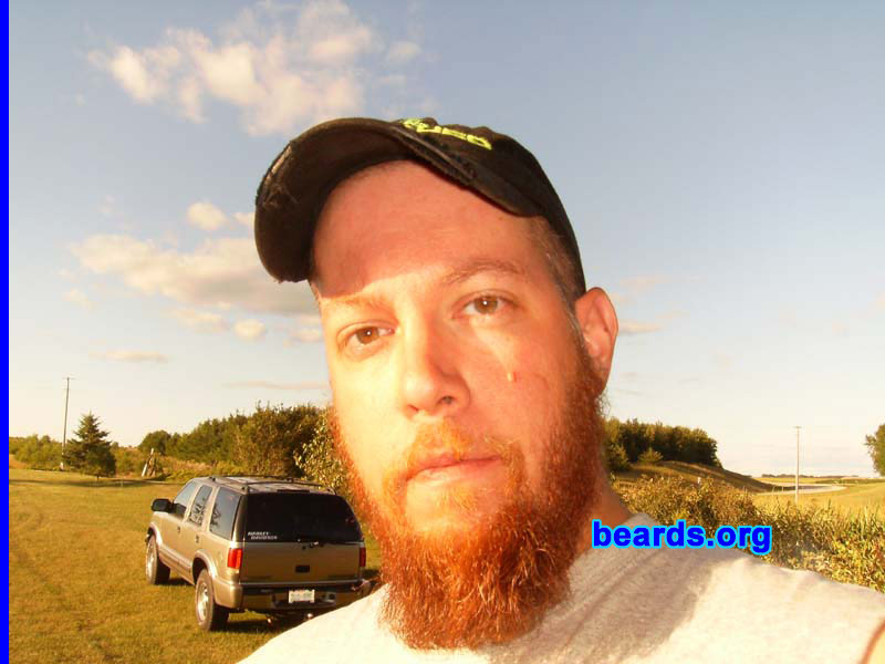 Keith
Bearded since: 2007.  I am a dedicated, permanent beard grower.

Comments:
I've always wanted to grow facial hair but friends and family always stopped me. Once I gave up listening to them, it was easy to do.

How do I feel about my beard?  I could always complain that it would be nice if it were thicker but it wouldn't get me anywhere, so I won't. I'm happy that I finally did this and probably will never not be bearded...
Keywords: full_beard