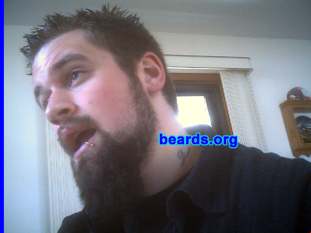 Nick Q.
Bearded since: 2002. I am a dedicated, permanent beard grower.

Comments:
Ever since I can remember, I have always wanted a beard.  So when I finally was able, I took full use. I don't exactly know why I grow my beard other than it just fits my lifestyle.

How do I feel about my beard? I love my beard in the good times and the bad times. I am currently in the process of growing my full beard out.  So it is a little tricky at the moment.  But more than not, I like it.
Keywords: full_beard
