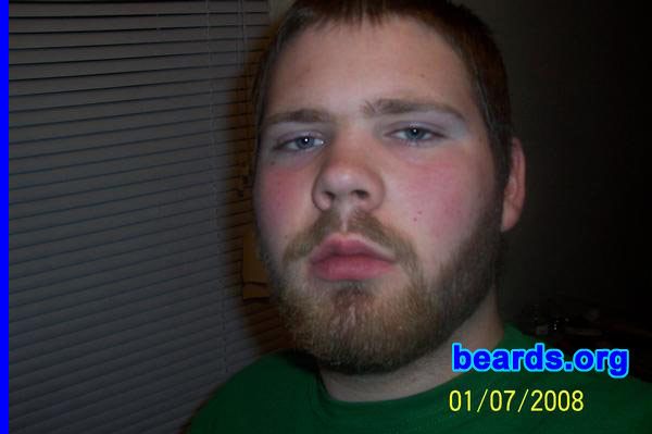 Shawn
Bearded since: 2007.  I am a dedicated, permanent beard grower.

Comments:
I was sick of looking like a kid.  So I decided to grow a beard when I was a junior in high school. At first it was a goatee and then I let it all grow out and I'm glad I did.

How do I feel about my beard?  I love it.  It feels good and it looks good.
Keywords: full_beard