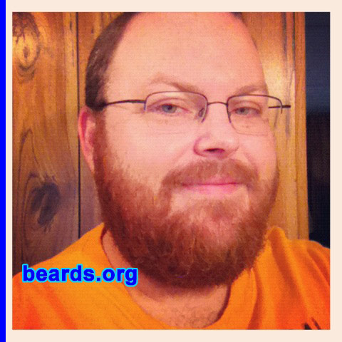David
Bearded since: 2012. I am a dedicated, permanent beard grower.

Comments:
I have been growing a beard on and off since 1997, but have always wanted the big beard look.  So I am doing it. Have a bet at work going not to shave 'til March 2013. After that, I will probably keep it since it takes work and dedication to let it get as big as I hope it gets.

How do I feel about my beard? I love my beard.  I like it more, the bigger it gets.
Keywords: full_beard