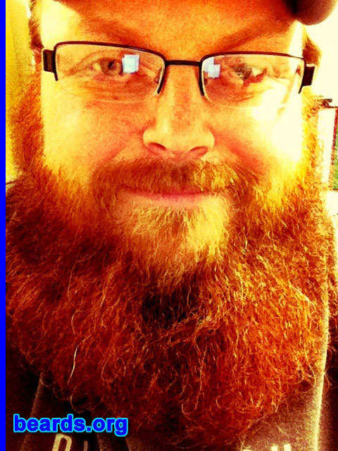 David E.
Bearded since: 2012. I am a dedicated, permanent beard grower.

Comments:
Why did I grow my beard? It was a bet to grow as big as it would from Sept 2012 to March 2013 and I have just kept it. Have had many variations since the 1990s.  This is the biggest...so far.

How do I feel about my beard? Love it.
Keywords: full_beard