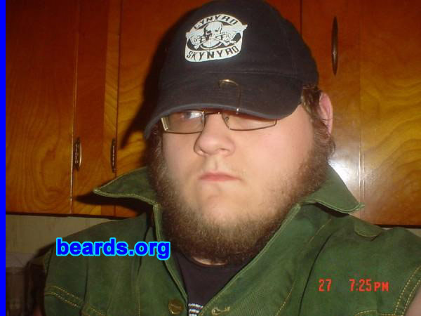 Matt
Bearded since:  2007.  I am an occasional or seasonal beard grower.

Comments:
I grew my beard to look awesome and to have the power of such commanding facial hair.

How do I feel about my beard?  I love it!
Keywords: chin_curtain