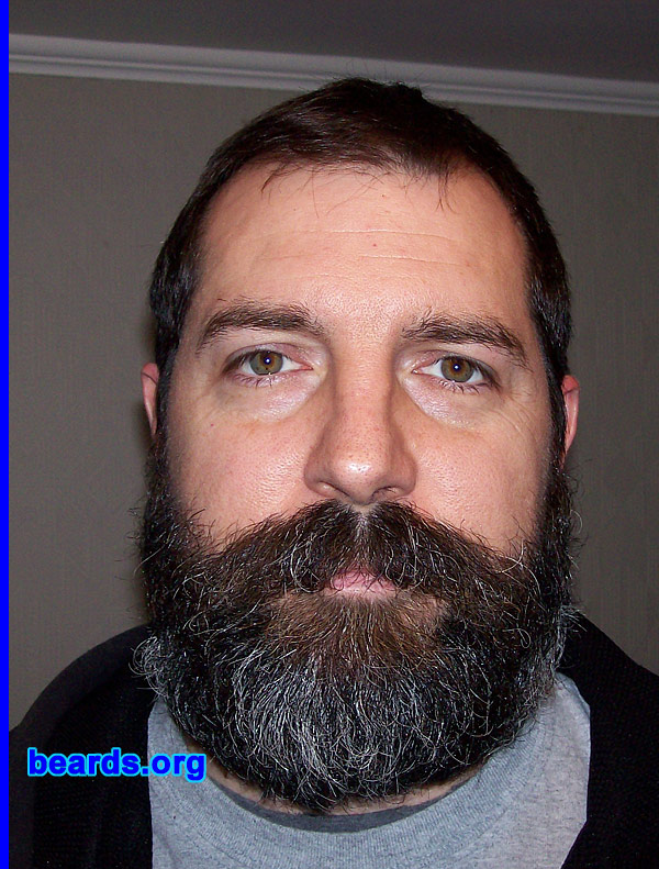 Matthew T.
Bearded since: 2006.  I am a dedicated, permanent beard grower.

Comments:
I grew my beard because beards are just RAD. No matter how many times you shave it off, it just keeps coming back. You cannot stop a beard.  You can only hope to contain it... Beards are winners!

How do I feel about my beard?  I love my beard. It's an honor to wear it around.
Keywords: full_beard