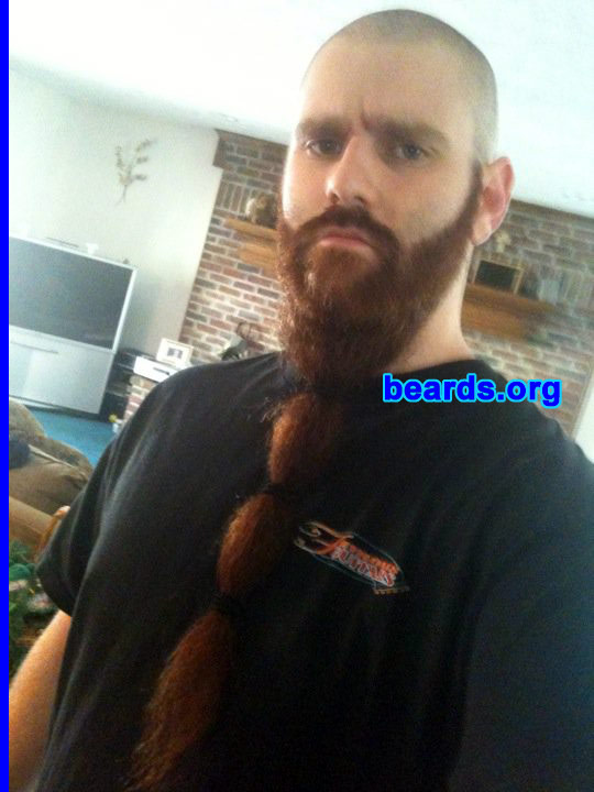 Mike
Bearded since: 2004.  I am a dedicated, permanent beard grower.

Comments:
I grew my beard because I always thought that they looked bad@ss and it just kind of happened.

How do I feel about my beard?  Great.
Keywords: full_beard