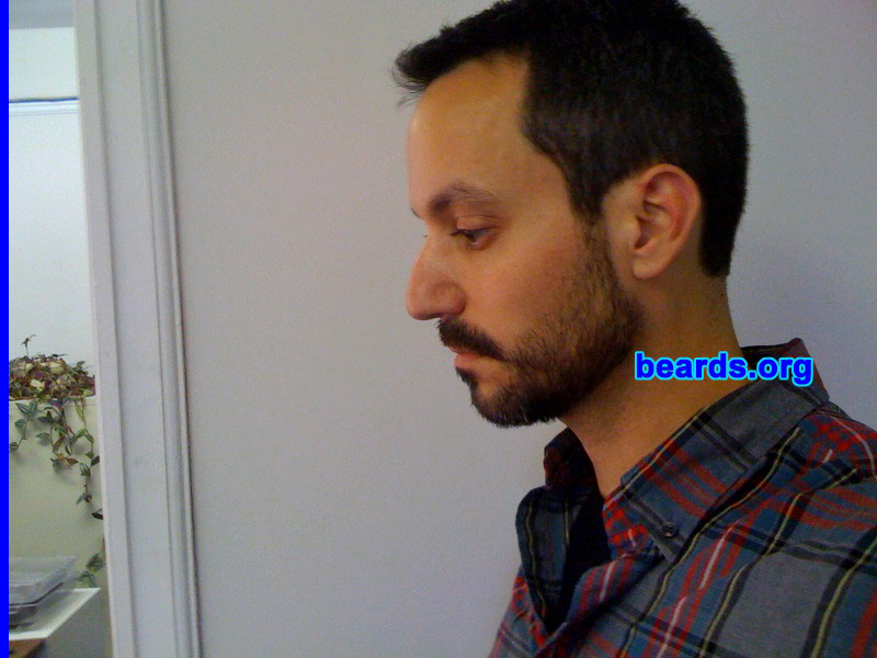 Mike
Bearded since: 2011.  I am an occasional or seasonal beard grower.

Comments:
I grew my beard because I wanted to grow a beard for winter. I am about one month in, and happy with the results so far. I am hoping that the sides will continue to fill as time goes on.

How do I feel about my beard? I love having a beard. I have received positive comments from a lot of people, which is something I wasn't expecting.
Keywords: full_beard