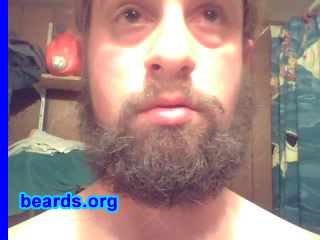 Aaron N.
Bearded since: 2004 on and off.  I am an occasional or seasonal beard grower.

Comments:
I've always wanted a beard.  I grew my beard to see what the full beard was like and how full my beard would grow. I have grown goatees since 2004 and wanted to try something different.

How do I feel about my beard?  I like it.  I wish it were fuller on the cheeks and mustache but other than that, it's fine.
Keywords: full_beard