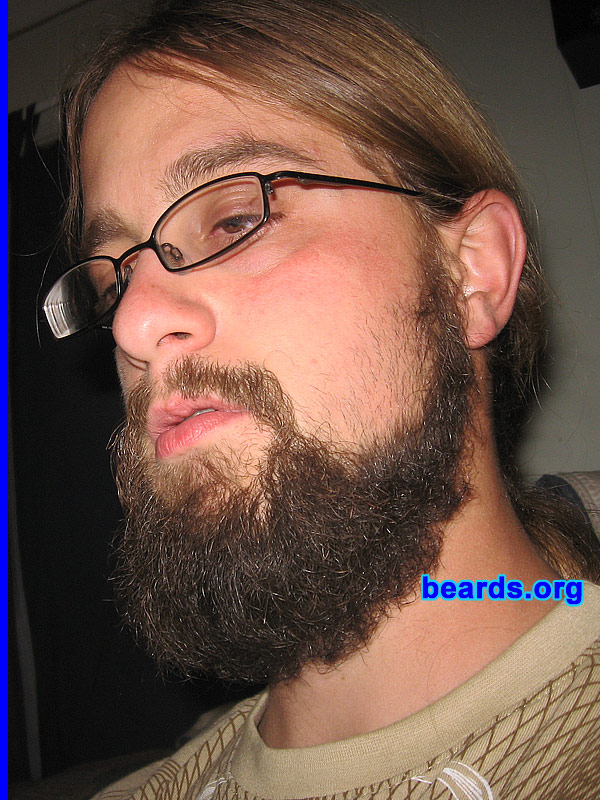 Aaron N.
Bearded since: 2004.  I am a dedicated, permanent beard grower.

Comments:
I grew my beard because I love having a beard.

How do I feel about my beard?  I like it.  I wish it would grow thicker on my cheeks, though.
Keywords: full_beard