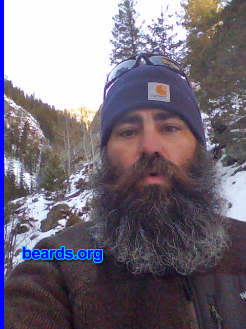 Brandy S.
Bearded since: 1990. I am a dedicated, permanent beard grower.

Comments:
Why did I grow my beard? I've always respected my father's facial hair and also, from the television, Grizzly Aams and Jeremiah Johnson.

How do I feel about my beard? I love it and I also love that my wife loves it!
Keywords: full_beard