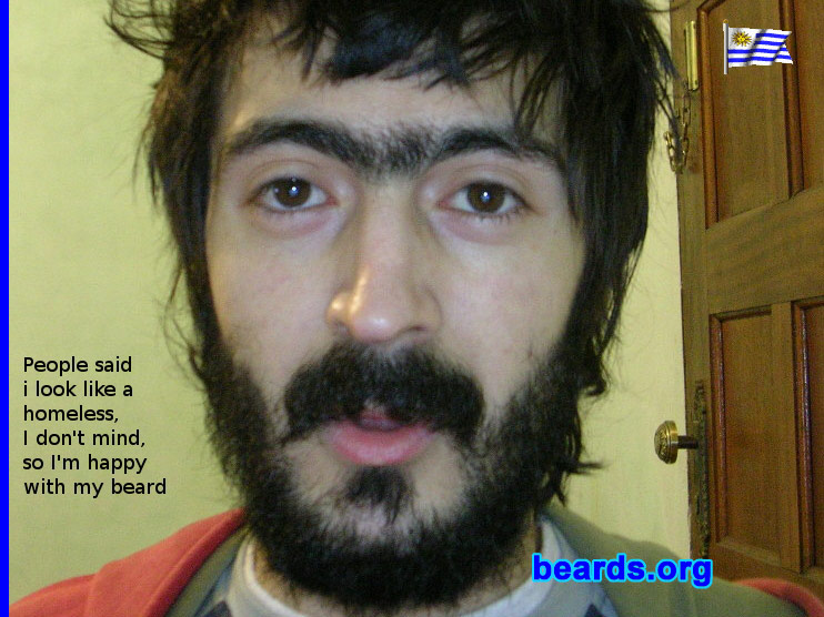 Gaston
Bearded since: 2008.  I am an experimental beard grower.

Comments:
People said i look like a homeless.  I don't mind.  So I'm happy with my beard.

How do I feel about my beard?  I feel naked without it.
Keywords: full_beard