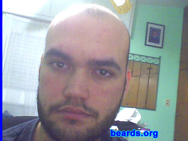 Lucas R.
Bearded since: 2010.  I am an experimental beard grower.

Comments:
I've always wanted to grow a beard but could never get past the second week of itchiness.

How do I feel about my beard? I love it. I'm kind of new at this.  So I'm eager to try different styles and see how they look on me.
Keywords: full_beard