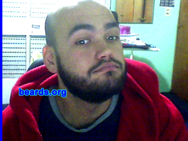 Lucas R.
Bearded since: 2011. I am an occasional or seasonal beard grower.

Comments:
Why did I grow my beard? I like how it looks.  I it feels good to stroke my beard and feel my testosterone surge.

How do I feel about my beard? I'm enjoying it, wanting to see how it looks when it's longer.
Keywords: full_beard