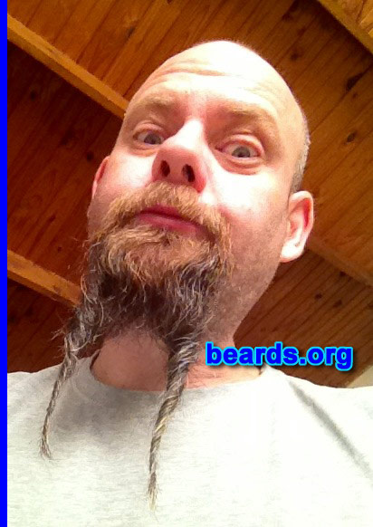 G. Marcus
Bearded since: 1990.  I am a dedicated, permanent beard grower.

Comments:
Always had a beard. Don't know what my chin looks like.

How do I feel about my beard? Feel good but want to go long.
Keywords: goatee_mustache