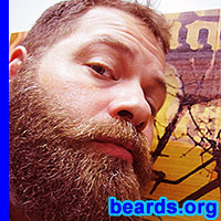 Chris' fierce beard Chris' fierce beard